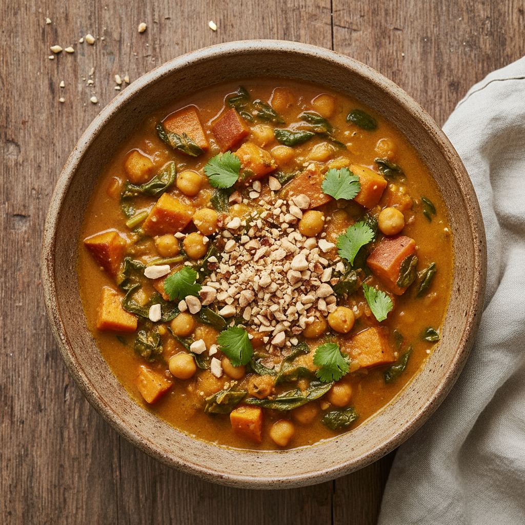 One-Pot Vegan West African Peanut Stew