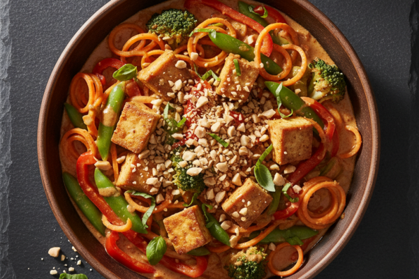Creamy Vegan Thai Peanut Curry (One-Pot)