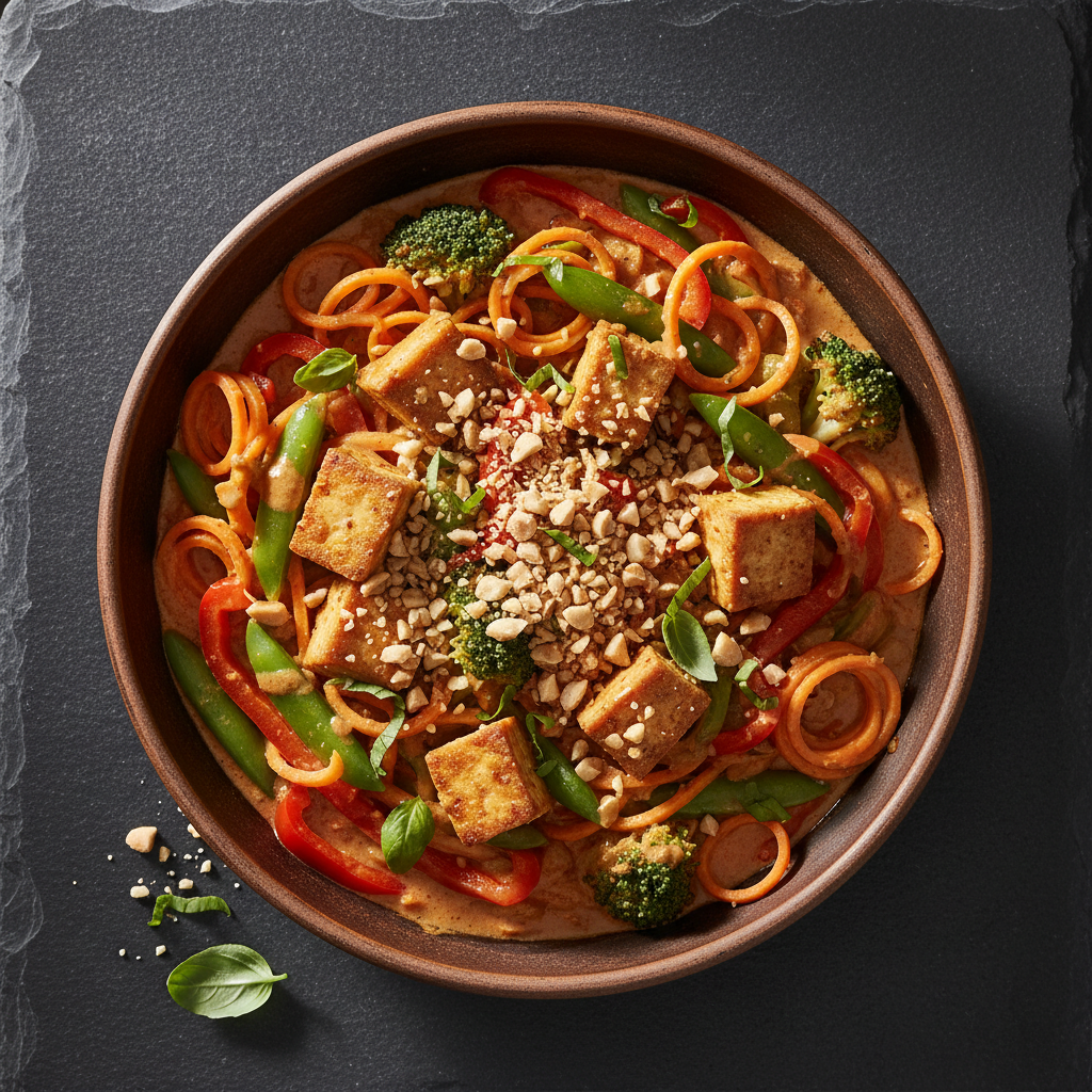 Creamy Vegan Thai Peanut Curry (One-Pot)