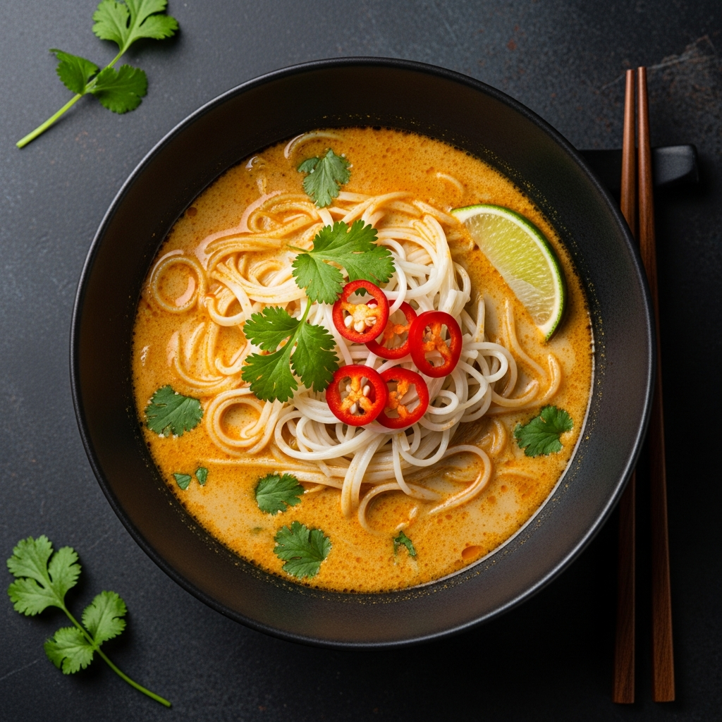 Creamy Vegan Coconut Curry Noodle Soup (One-Pot)
