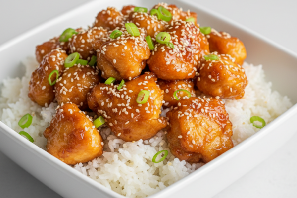 Crispy Stovetop Sesame Chicken Bites (15 Minutes)