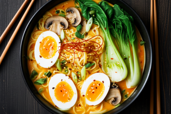 10-Minute Spicy Coconut Curry Ramen