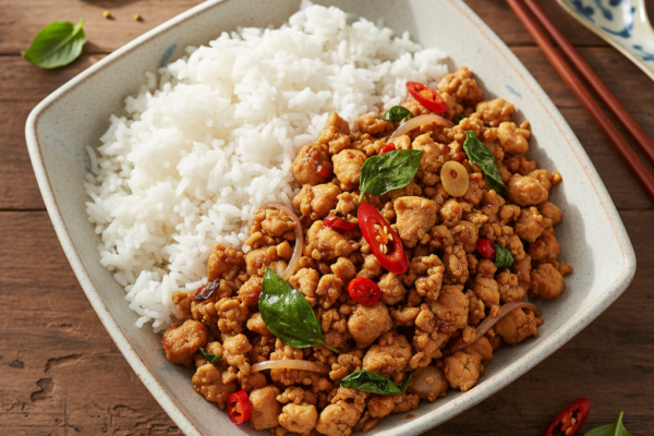 Easy Thai Basil Chicken Stir-Fry