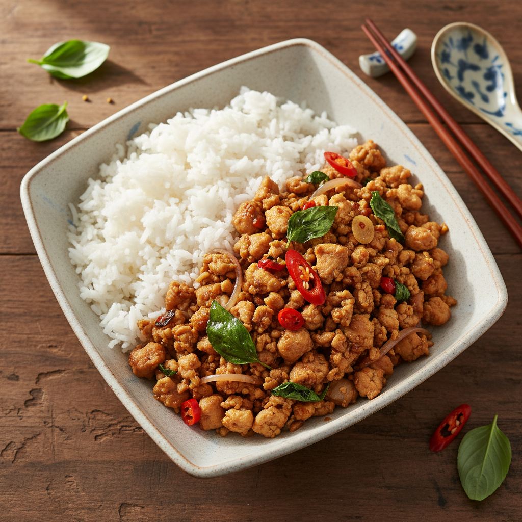 Easy Thai Basil Chicken Stir-Fry