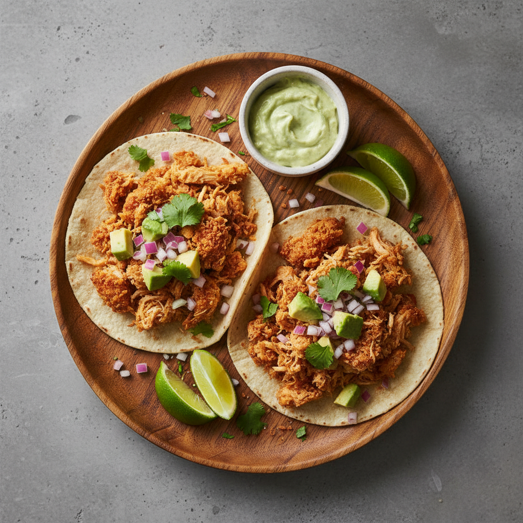 Crispy Chicken Tacos (15 Minutes)