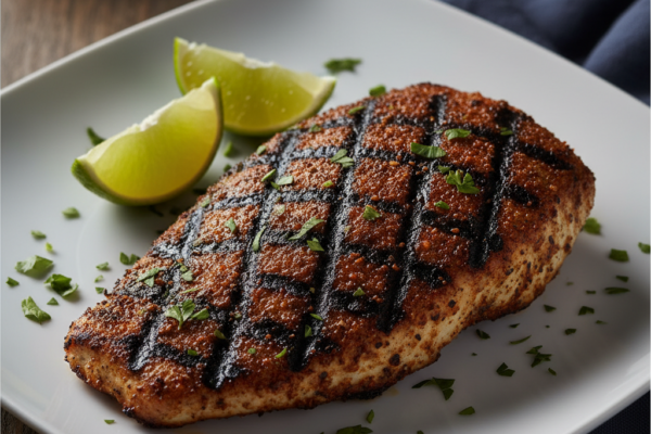 Easy Grilled Blackened Mahi-Mahi