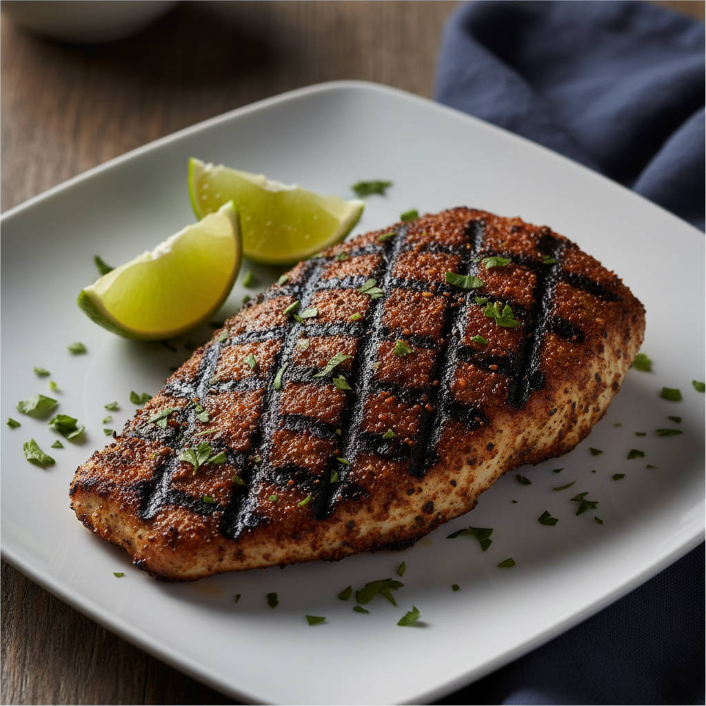 Easy Grilled Blackened Mahi-Mahi