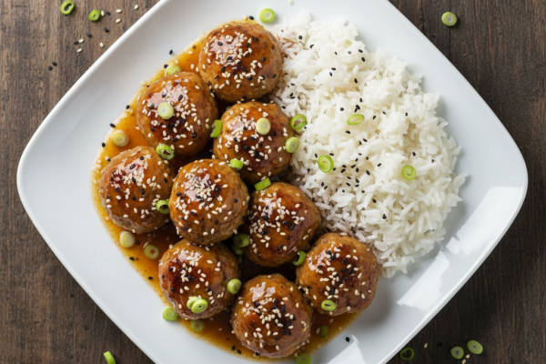 Sticky Sesame Chicken Meatballs (Stovetop, 25 Minutes)