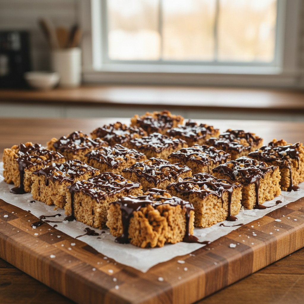 Stovetop Honey Rice Crispy Treats (Dairy-Free, No Marshmallows)