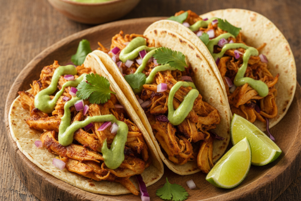 The Street Fiesta Pulled Jackfruit Tacos