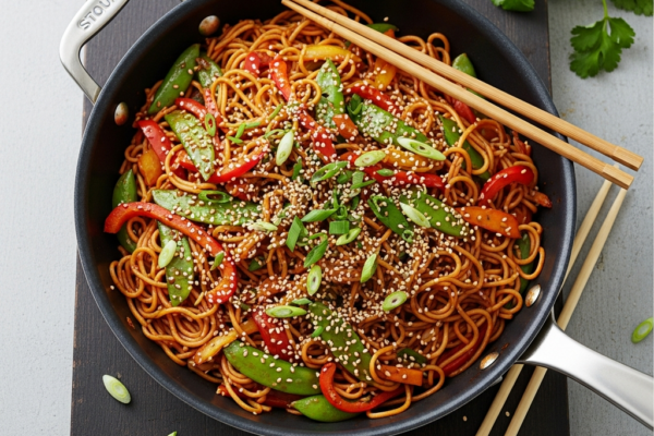 Easy Spicy Sesame Noodles (15-Minute One-Pan)